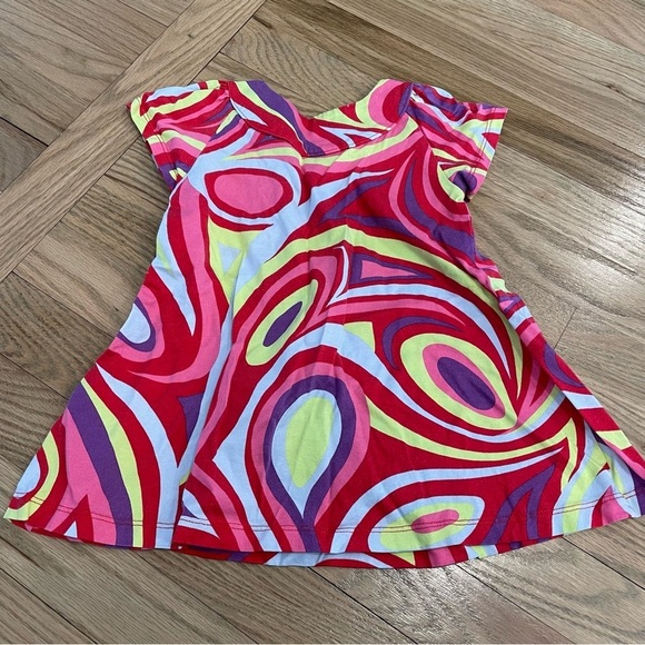 Hanna Andersson Vibrant Swirl Pattern Dress - Picture 3 of 4